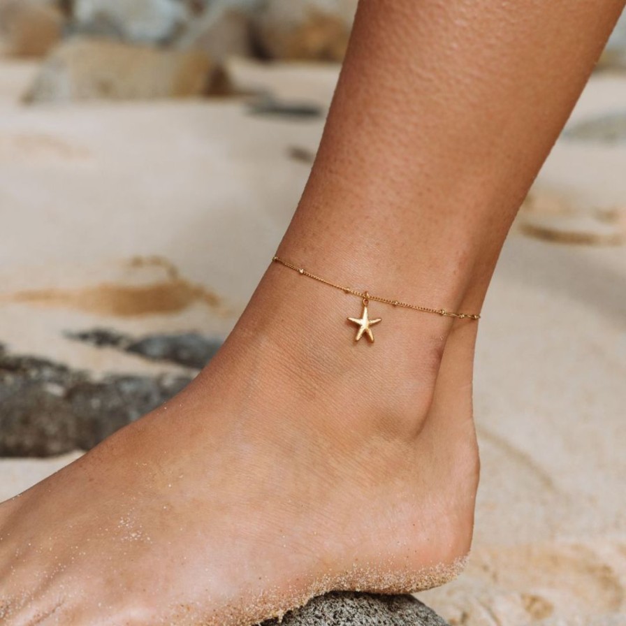 Ankletsanklets Atolea Jewelry | Mini Starfish Anklet