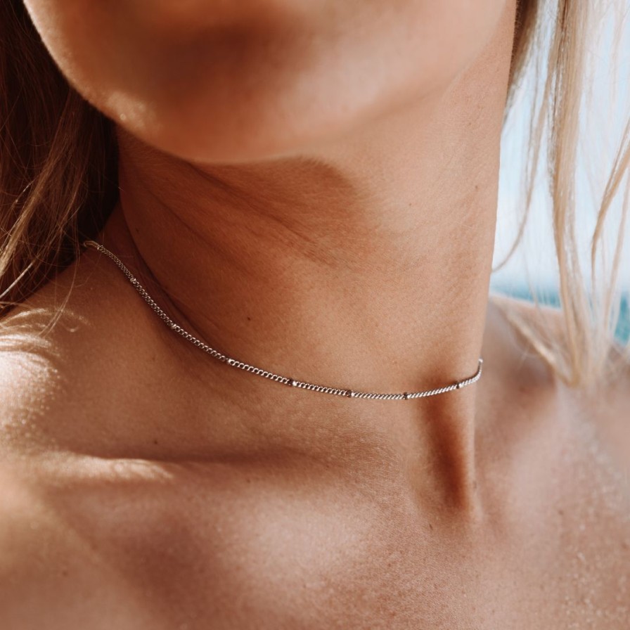 Necklacesnecklaces Atolea Jewelry | Capri Small Ball Choker