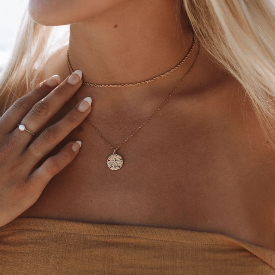 Necklacesnecklaces Atolea Jewelry | Sand Dollar Necklace