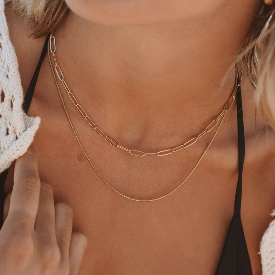 Necklacesnecklaces Atolea Jewelry | Melrose Layered Necklace