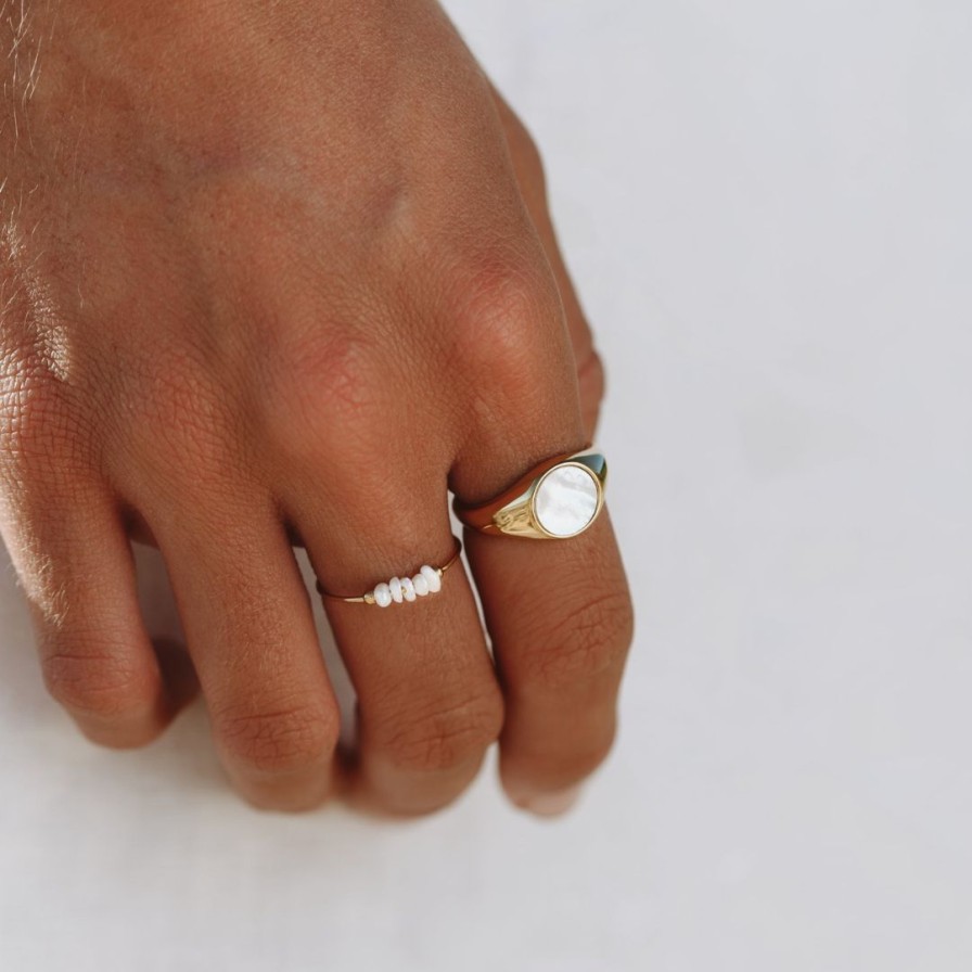 Ringsrings Atolea Jewelry | Mother Of Pearl Ring