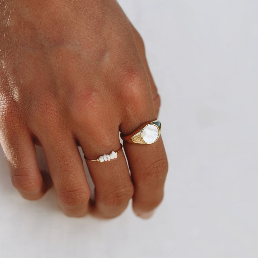 Pearlspearls Atolea Jewelry | Mother Of Pearl Ring