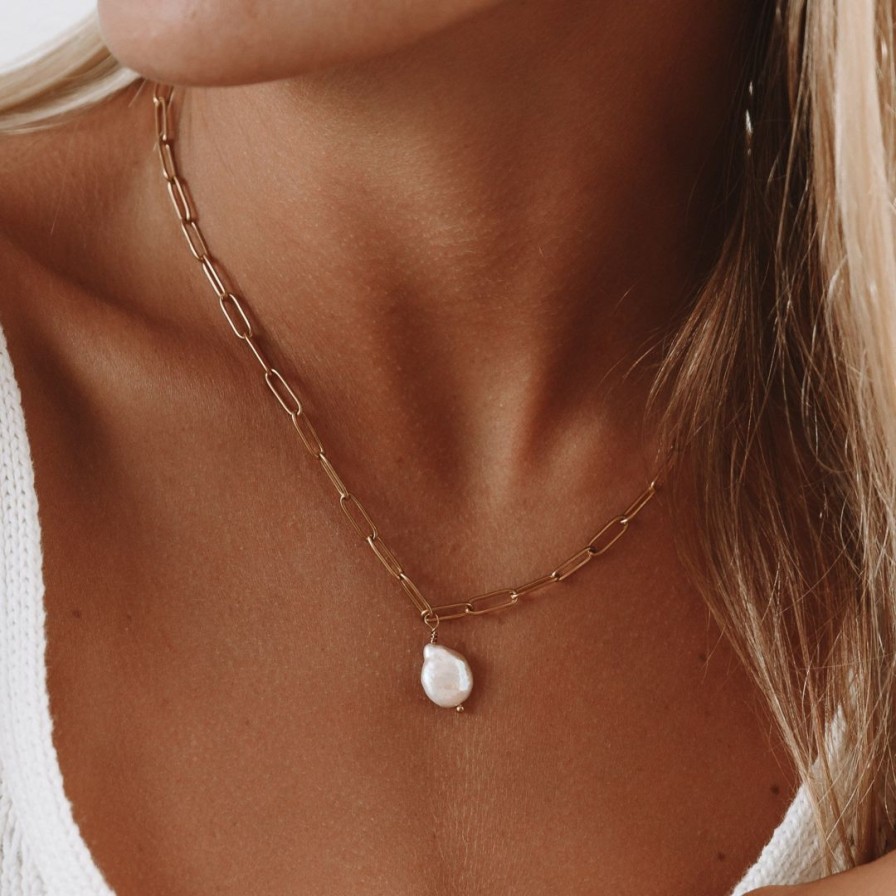 Pearlspearls Atolea Jewelry | Keshi Pearl Necklace