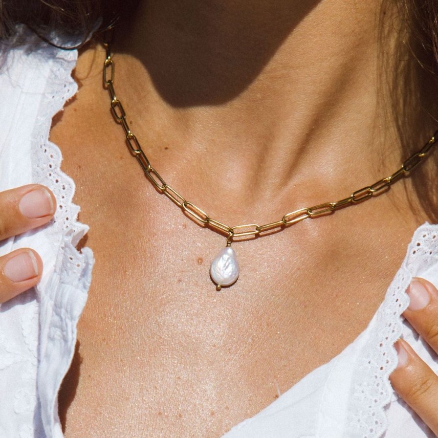 Pearlspearls Atolea Jewelry | Keshi Pearl Necklace