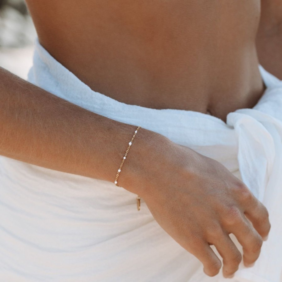 Braceletsbracelets Atolea Jewelry | White Beaded Bracelet