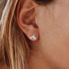 Earringsearrings Atolea Jewelry | Silver Whale Tail Earrings