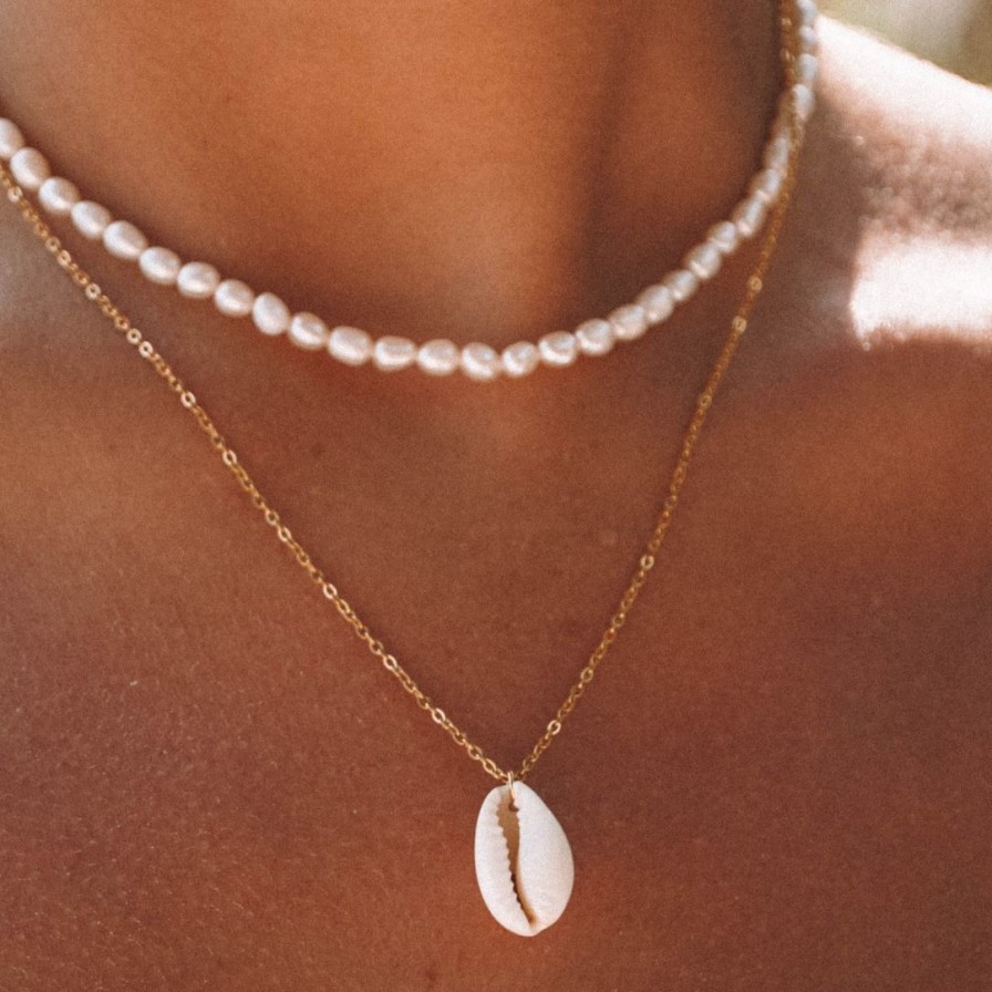 Pearlspearls Atolea Jewelry | Cowrie Shell Pendant