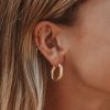 Earringsearrings Atolea Jewelry | Everyday Twisted Hoops