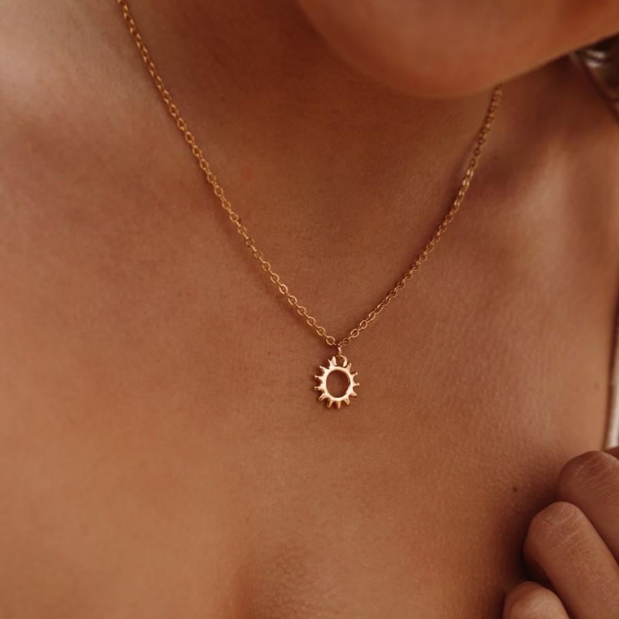 Necklacesnecklaces Atolea Jewelry | Sun Pendant