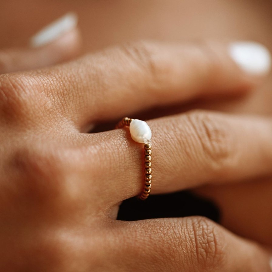 Ringsrings Atolea Jewelry | Pearly Ring