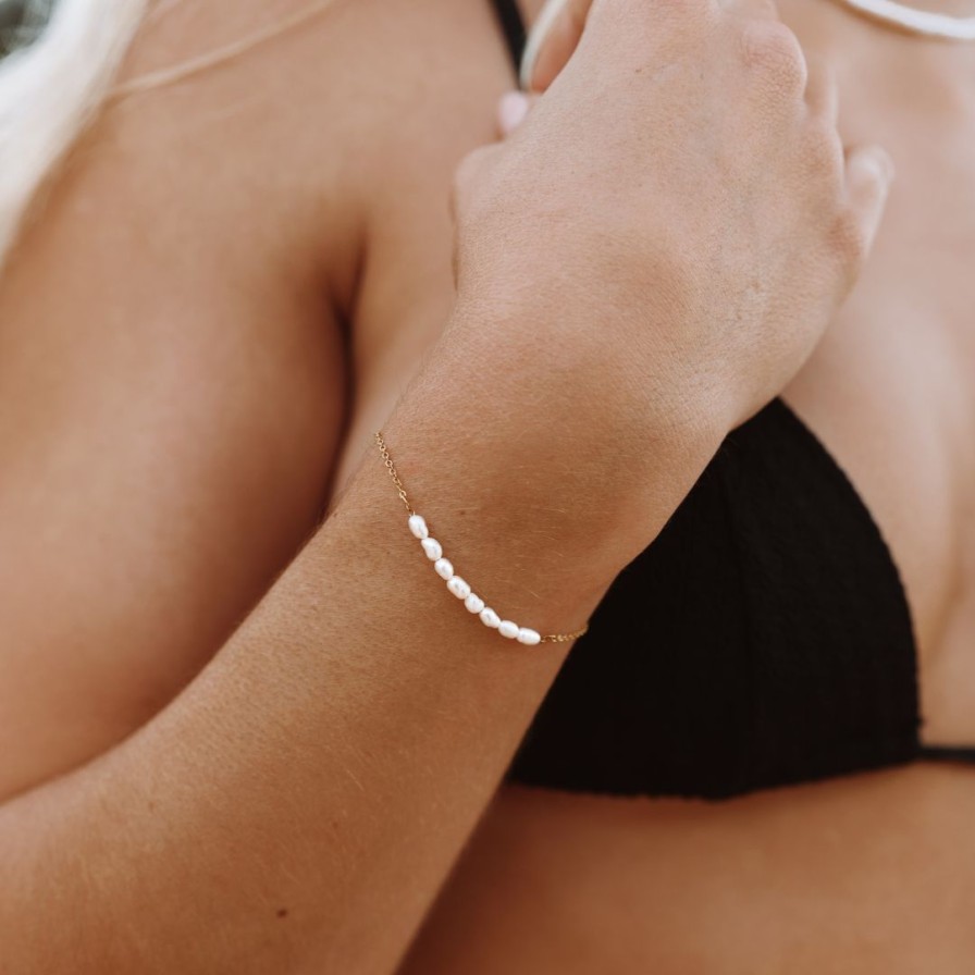 Braceletsbracelets Atolea Jewelry | Mini Freshwater Pearl Bracelet