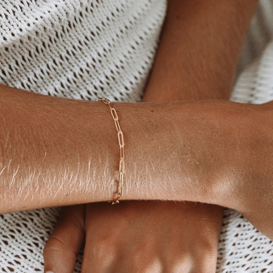 Braceletsbracelets Atolea Jewelry | Cozumel Paperclip Bracelet