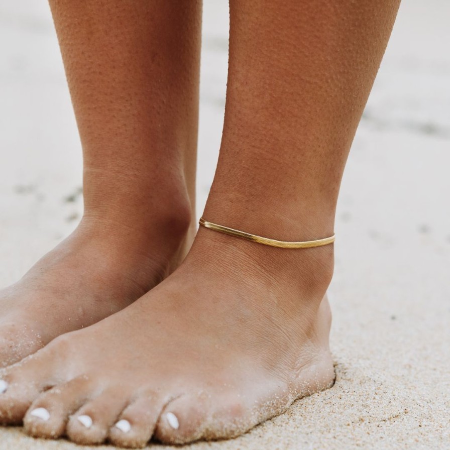 Ankletsanklets Atolea Jewelry | Kauai Herringbone Anklet