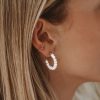 Earringsearrings Atolea Jewelry | Mini Pearls Hoops