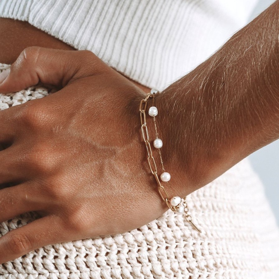 Braceletsbracelets Atolea Jewelry | Positano Freshwater Pearls Bracelet