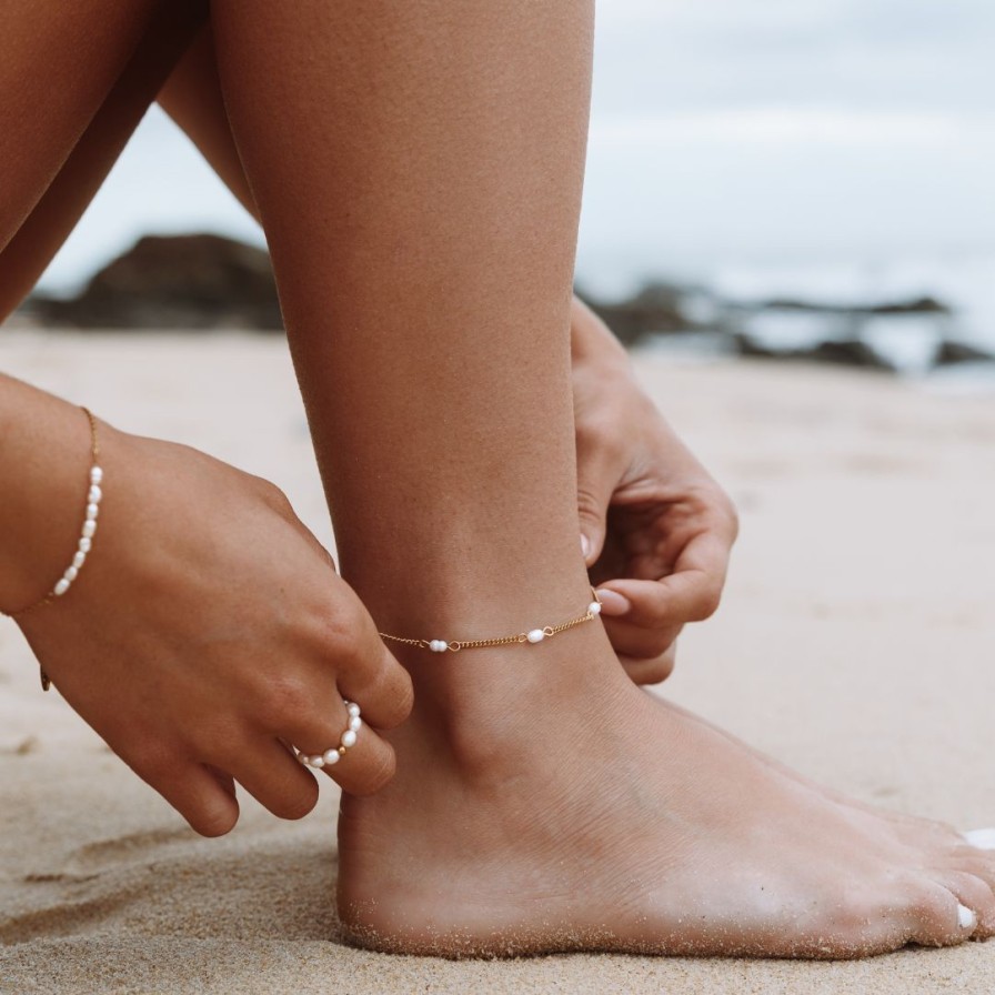 Ankletsanklets Atolea Jewelry | Freshwater Pearls Anklet