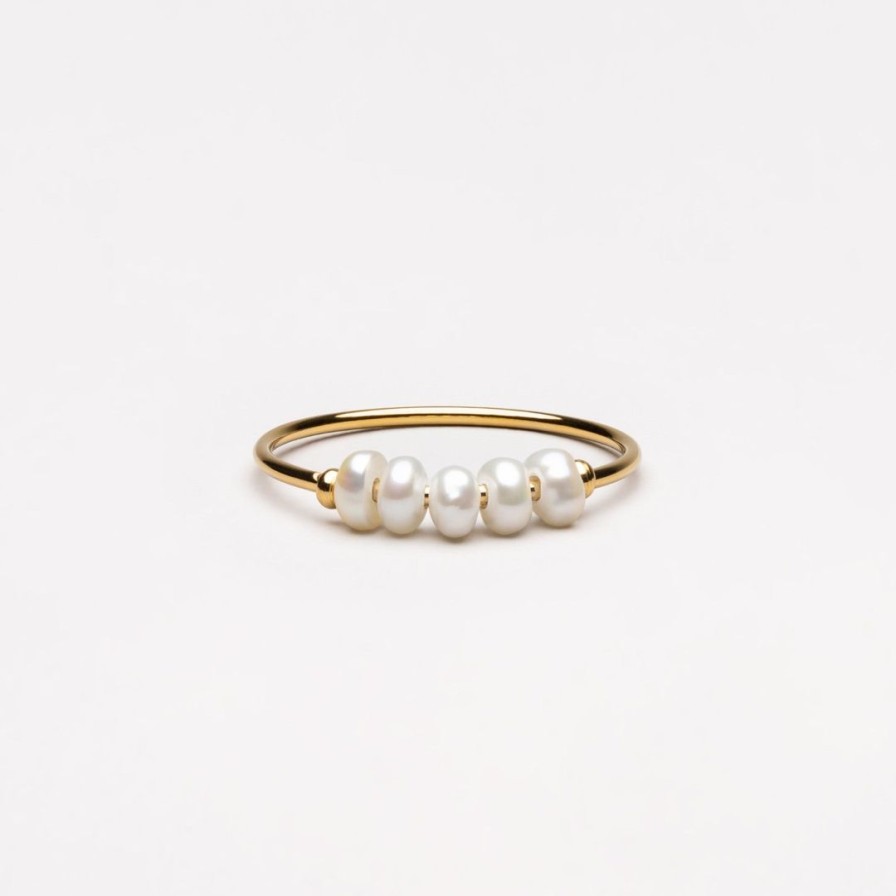 Pearlspearls Atolea Jewelry | Mini Pearls Ring